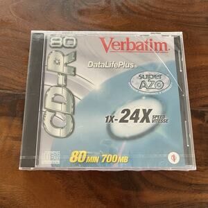 Verbatim Data Life Plus Super AZO CD-R 80 Min 700 MB 1X-24X Speed